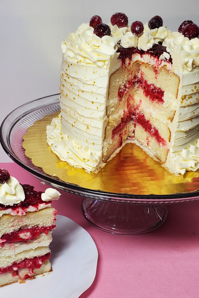 Cranberry orange cake